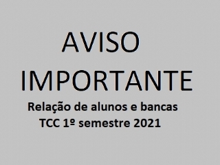 Apresentao dos TCCs 1S 2021